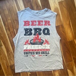 Celebrate Patriotic BBQ Sleeveless tee
